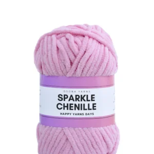 Sparkle Chenille - Baby pink 06