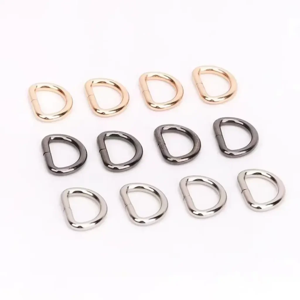 Alloy D ring 25mm - Gold