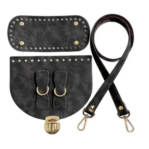 Pu leather bag set - Black