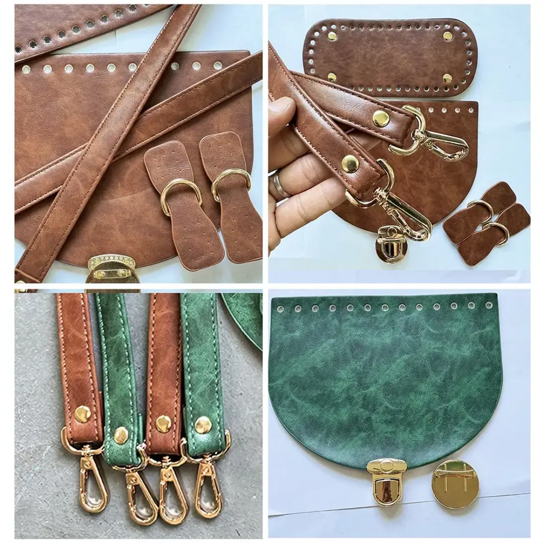 Pu leather bag set