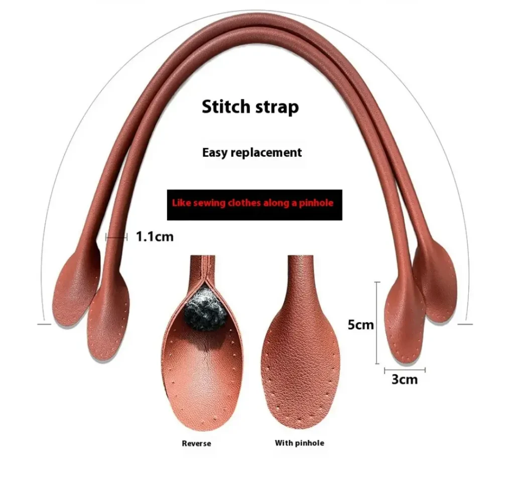 Pu leather bag strap