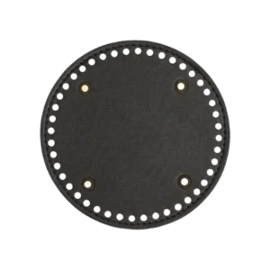 Pu leather circular base - Black