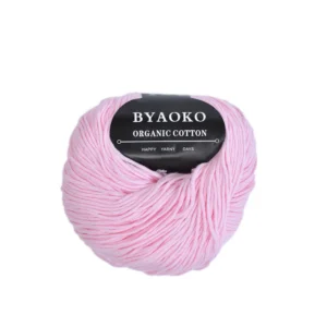 Organic Cotton Yarn – 50g - Baby pink 07