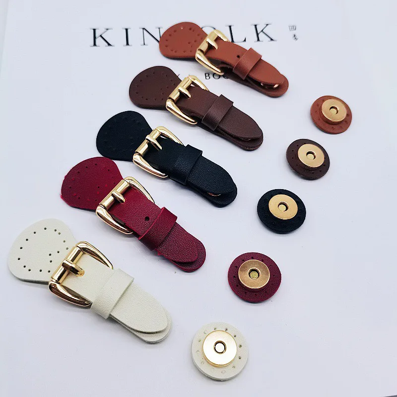 Magnetic Leather Buckle Lock
