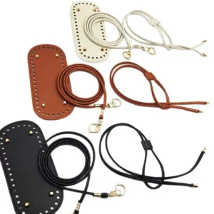 DIY Leather Bucket Bag Accessories Kit 18cm
