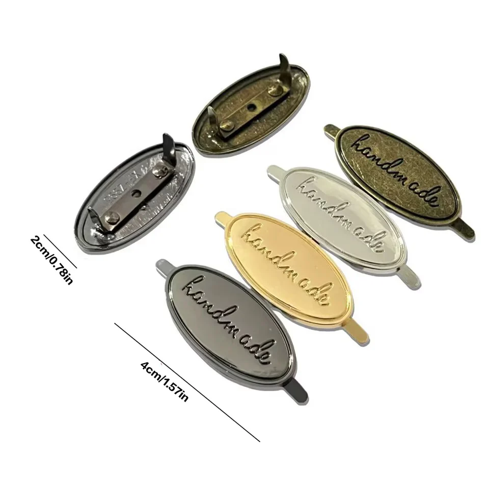 Metallic Handmade Tags