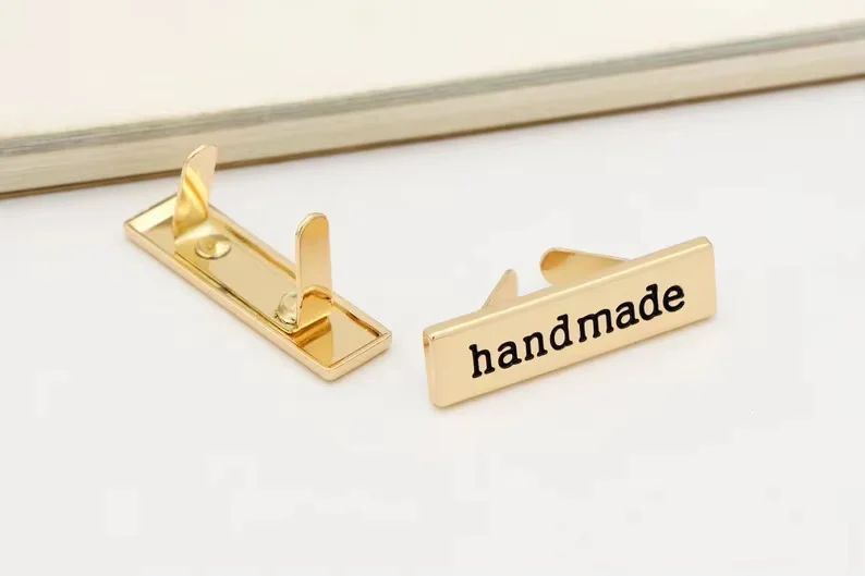 Metallic Handmade Tags