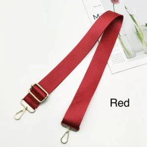 Webbing Shoulder Bag Strap - Red